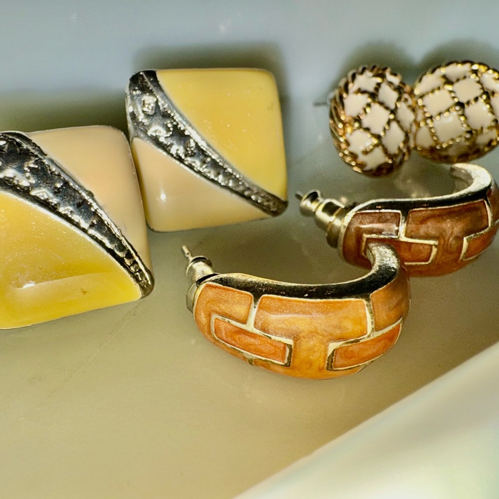Elegant Silver and Gold-Tone Jewelry Set